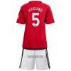 Camisola + Calções Manchester United Maguire 5 Criança Equipamento 1ª 23/24